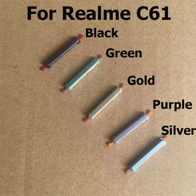 

Для Realme C61 боковые кнопки переключатель громкости включения и выключения клавиш запасные части для ремонта