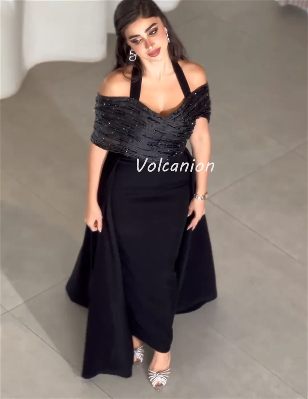 Customized High Quality Matching Organza Rhinestone Beading Pleat Straight Spaghetti strap Long Dresses Bespoke Occasion Dresses