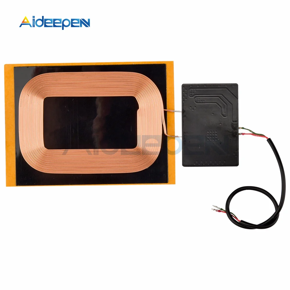 DIY Qi-Standard-Ladeempfängermodul für kabelloses Laden, Leiterplatte, DIY-Spule für Telefon, für Akku, 5 V, 1,5 A, schnelles Ladegerät. – Detail 8