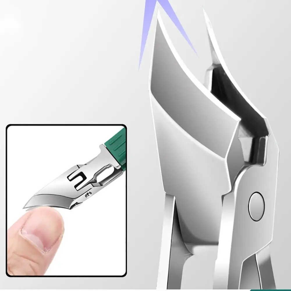 جديد مكافحة سبلاش حافة مائلة مسمار المقص الفولاذ المقاوم للصدأ النسر منقار نام أظافر أدوات المائل تو مسمار قادين