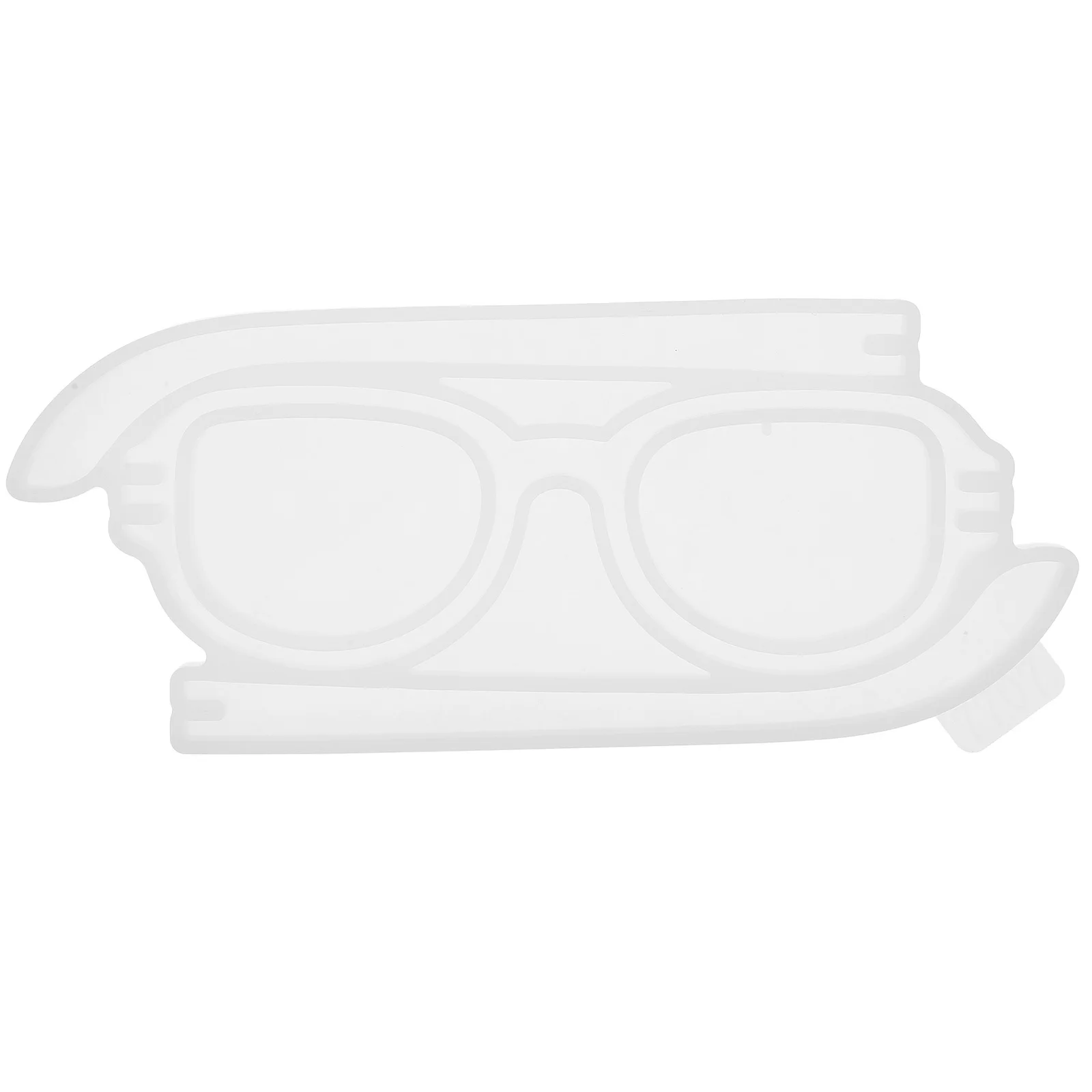 

Crystal Resin Mold Eyeglasses Shape Silicone DIY Crafts Making Tool for Table Decor Epoxy Casting Reusable Flexible Mold