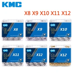 KMC Bike Chain X8 X9 X10 X11 X12 Bicycle Chain 8V 9V 10V 11V 12V Chains MTB Road Bike Crankset For Shimano SRAM Bikes Parts