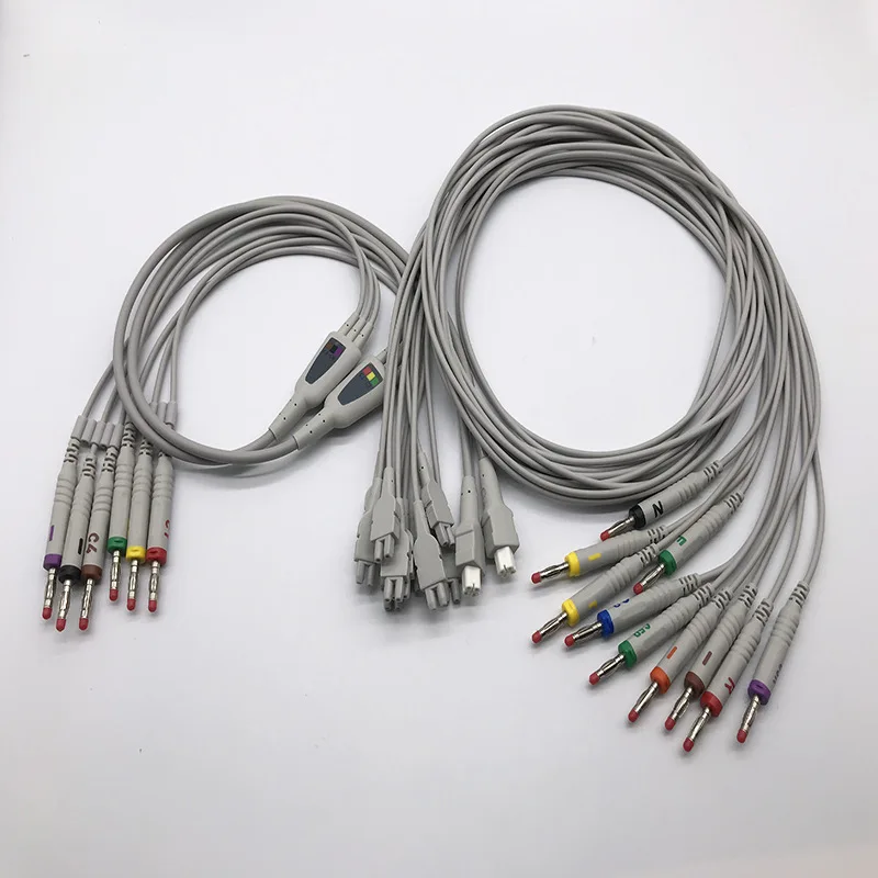 Compatible with 18-lead ECG Lead Cable SE-18SE-1515 Monitors Banana Plug