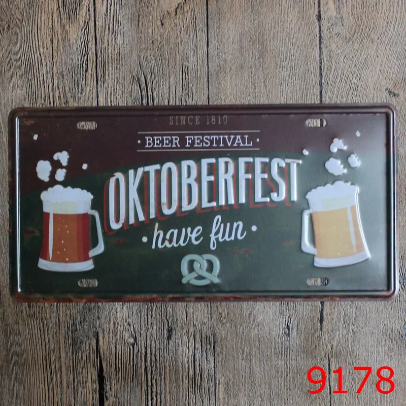 

Bar Beer Coffee Metal Plates Vintage Metal tin sign Bar Wall art craft painting metal art for Home Bar Store Pub 15x30cm