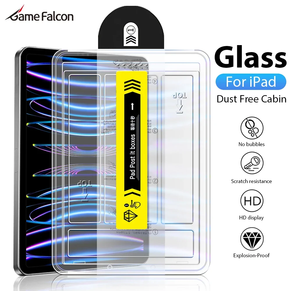

Закаленное стекло для Ipad Pro 11 12,9 10 9 10-го 9-го поколения 10,9 Защитная пленка для экрана Ipad Air 5 4 3 2 Mini 6 8th 10,2