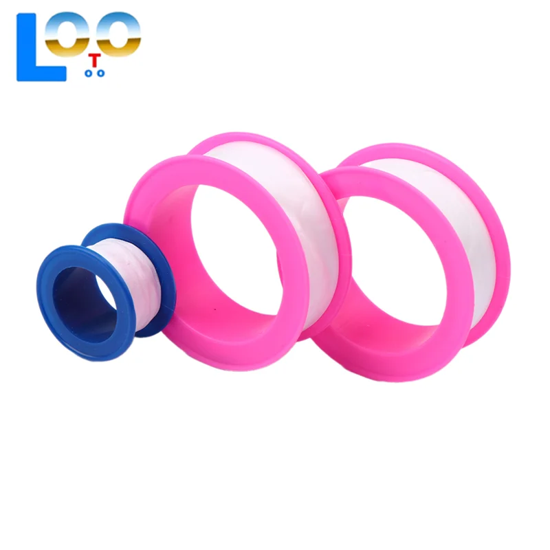 20 لفة PTFE موضوع ختم الأنابيب الشريط الغاز المياه الشريط 1/4 متر مقاوم للماء الهندسة مخصصة صنبور لاصق Evacuum لفة الختم