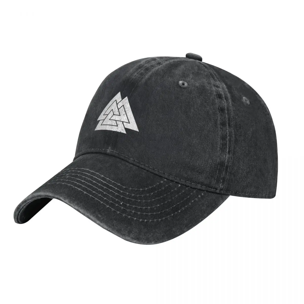 Valknut Symbol (White) Baseball Cap Fishing cap Visor Dropshipping Golf Men Women's