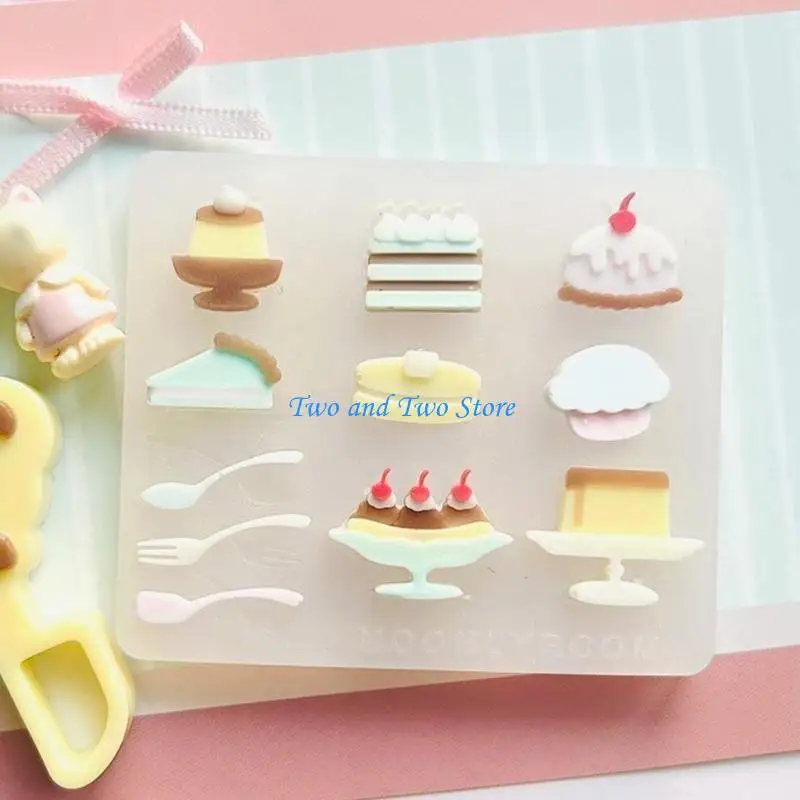 HX6F Sturdy Accessory Molds Suitable for Craft Epoxy Charm Flexible Mold for Projects