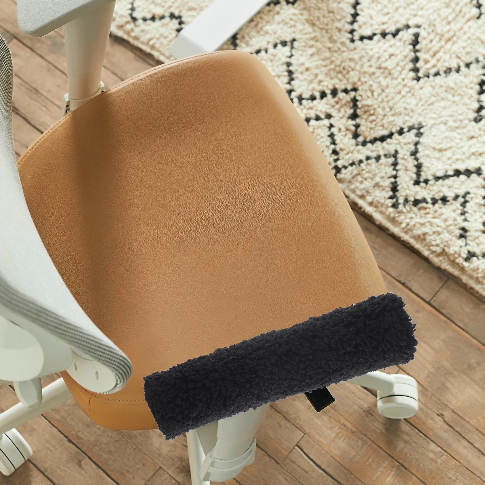 أغطية مسند الذراع المخملي من لامب، وسادات ذراع للكرسي البلاستيكية المصبوبة بالقطن اللؤلؤي، ملحقات مكتب الألعاب، دافئة قابلة للغسل #6