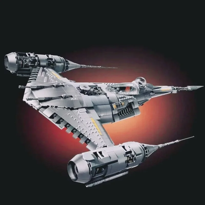 N-1 Starfighter Tech Series Brick Model DIY Assembled Desktop Display Ornament Versatile Creative Toys for Party Holiday Gifts view 6
