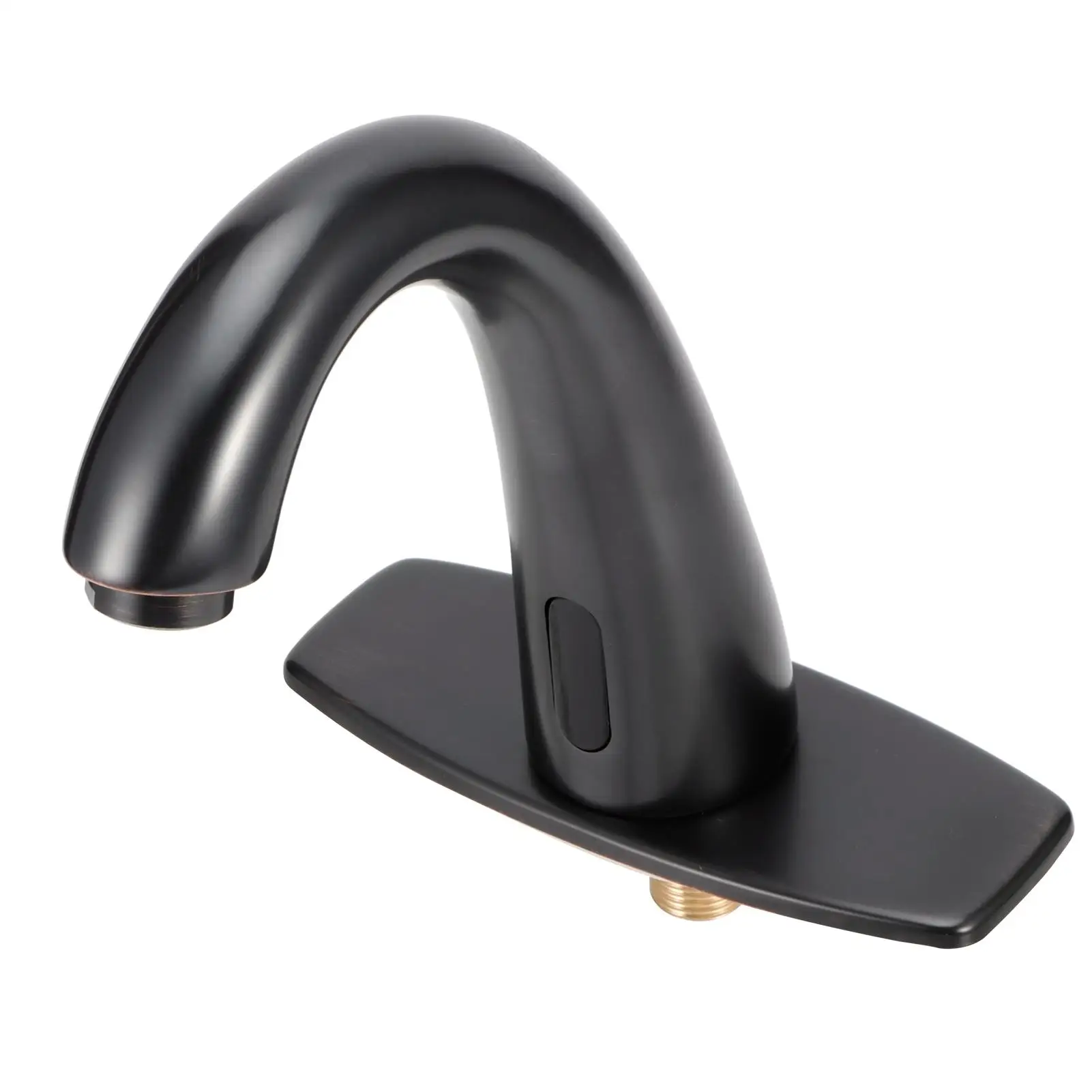 Automatic Sensor Touchless Basin Faucet G1/2 Single Cold Black Washbasin Water Tap - Bathroom Torneira