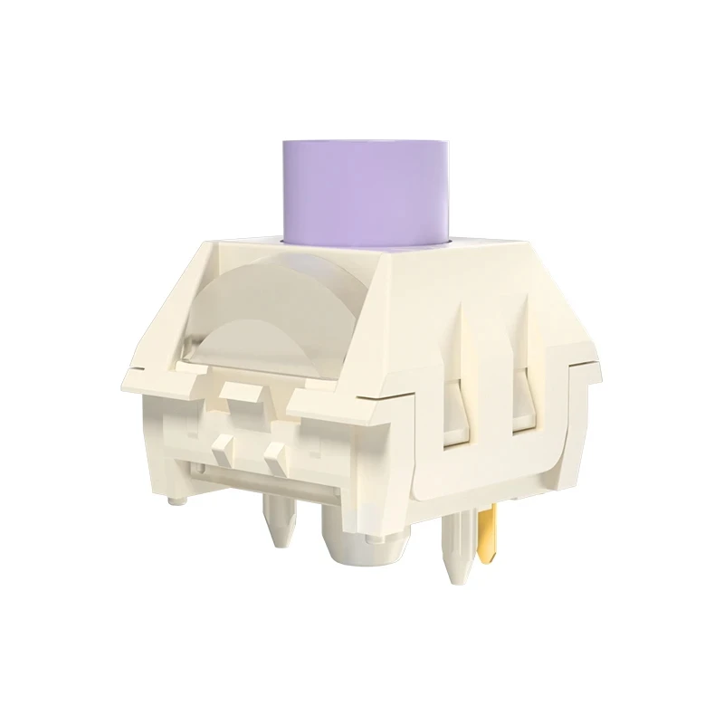 Kailh Box ICE Cream Switch Taro ICE Cream Switches 5Pins Linear POM DIY Custom for Mechanical Keyboard Gaming Accessories GMK67