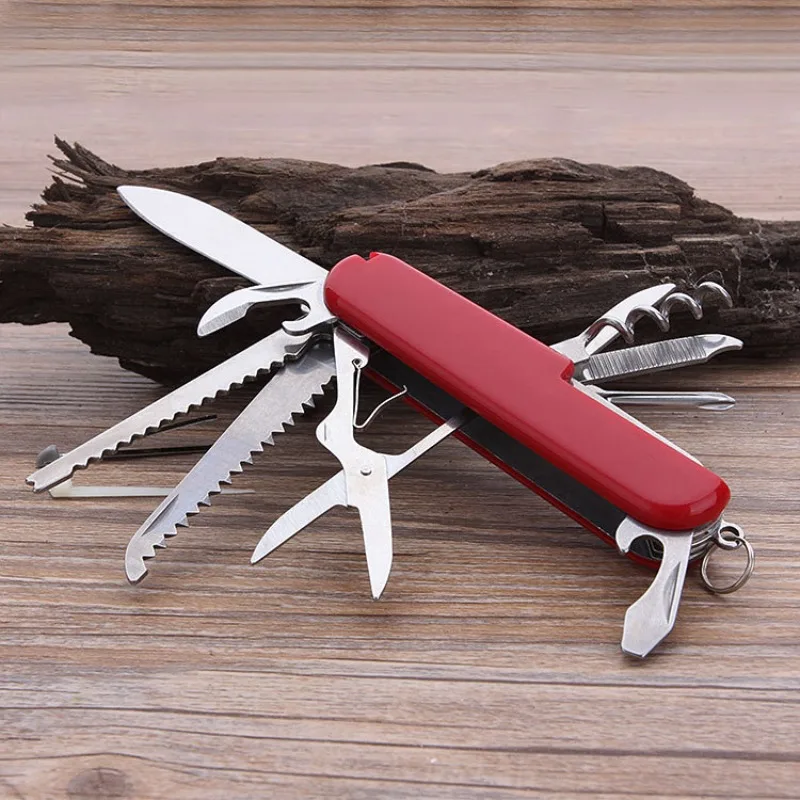 Multifunctional Swiss Army Knife Outdoor Multi-Purpose Pocket Knife Creative Memorial Products Small Folding Knife