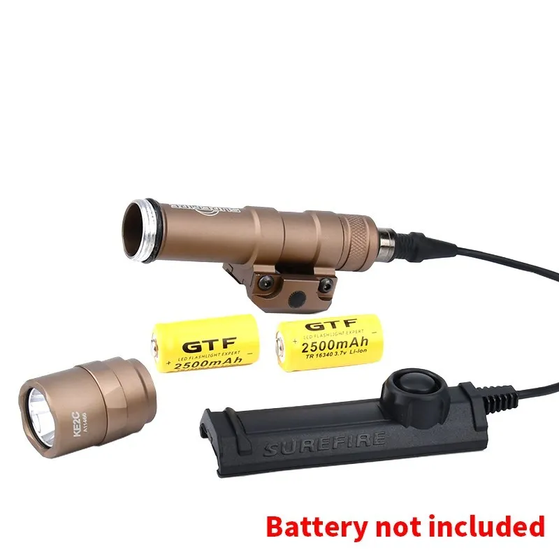 WADSN Tactical SF Surefir M300 M600 M300B M300C M600U Airsoft Powerful Flashlight Weapon Scout Lamp Hunting Rifle Light Torch