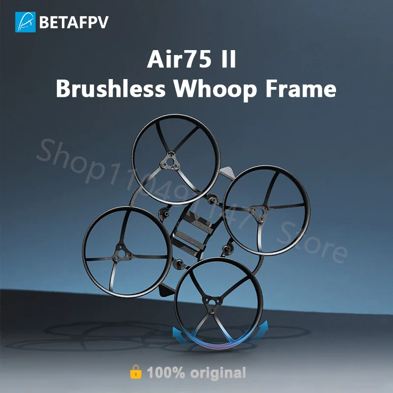 Бесщеточная душевая рама BETAFPV Air75 II для аксессуаров для рамы гоночного дрона FPV 75 мм Бесщеточная душевая рама BETAFPV Air75 II для аксессуаров для рамы гоночного дрона FPV 75 мм