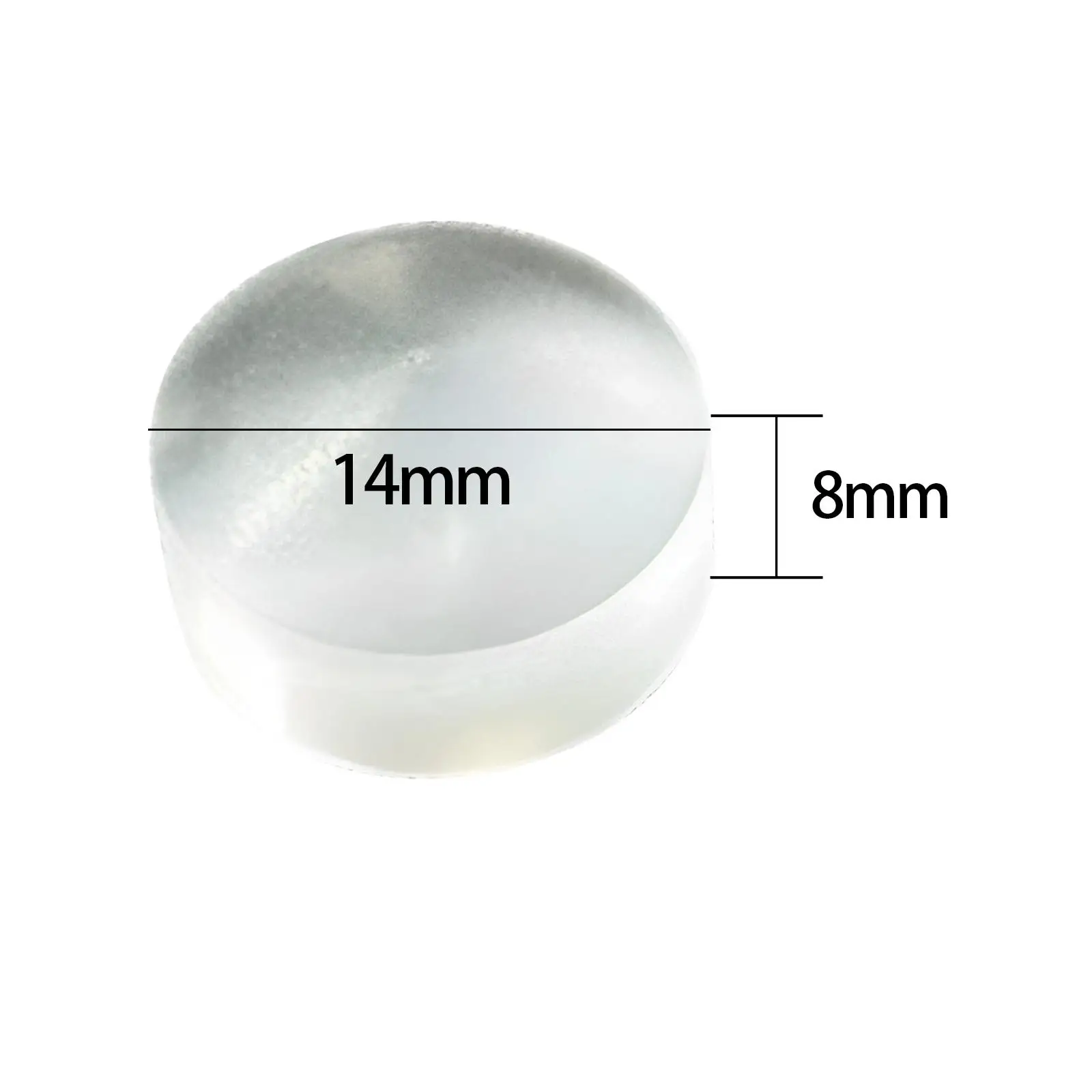 

Billiard Cue Tips 14mm Soft Pool Cue Tip Ferrule Set Glue on Cue Accessories for Table Billiards