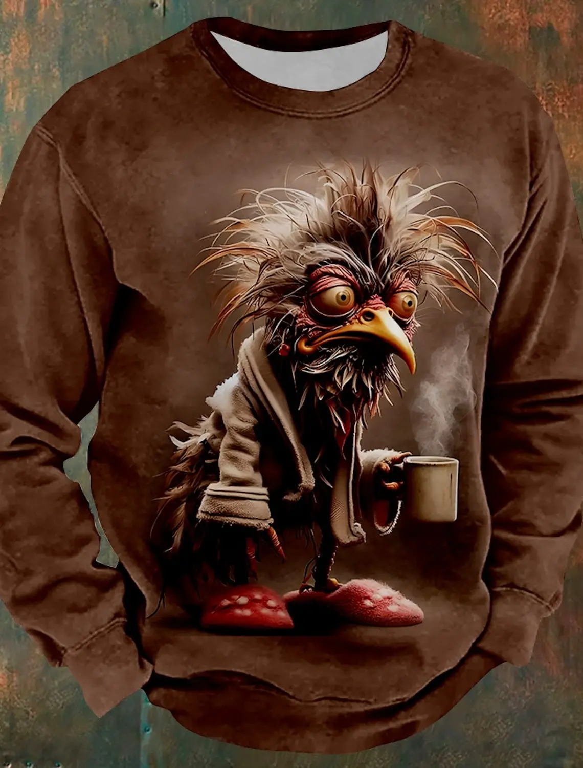 Men\'s Animal Frog Sweatshirts Long Sleeve Sweatshirt Crew Neck Fashion Cool Daily 3D Printing Sports Outdoor Holiday Streetwear