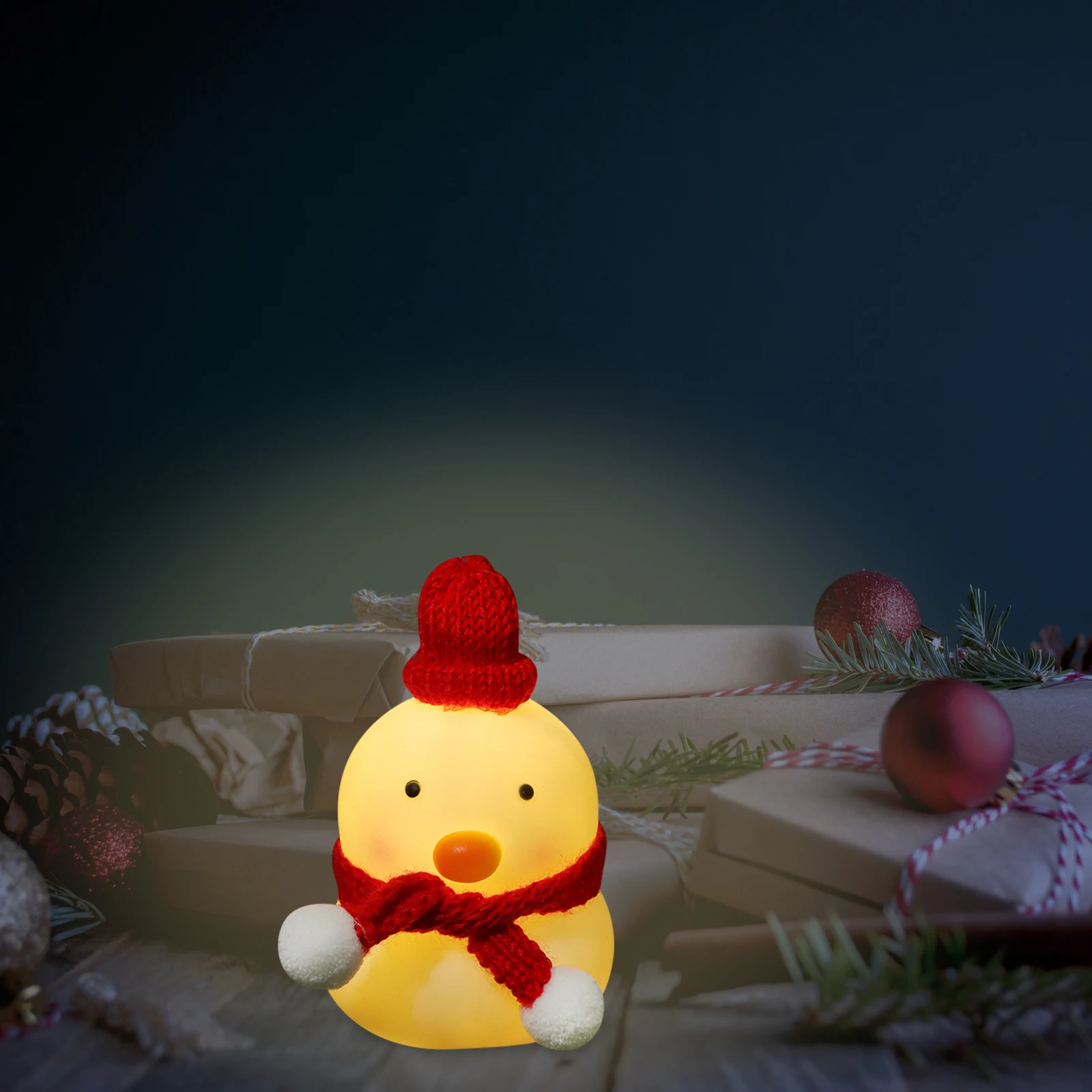

Night Light Scarf Christmas Party Decoration Kids Decorate Cute Acrylic Nightlights for Children Animal