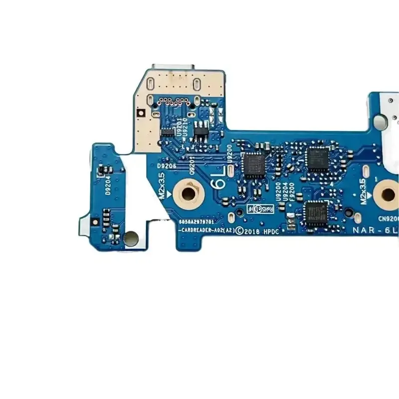 for HP 14s-cr 14-dk 14-ck 14-cf laptop USB 3.1 Type C card reader power board L24483-001 6050a 2979701   100% teste