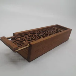 Piercing Wooden Gift Box Decorative Storage Wooden Box Versatile Wooden Gift Hollow Box