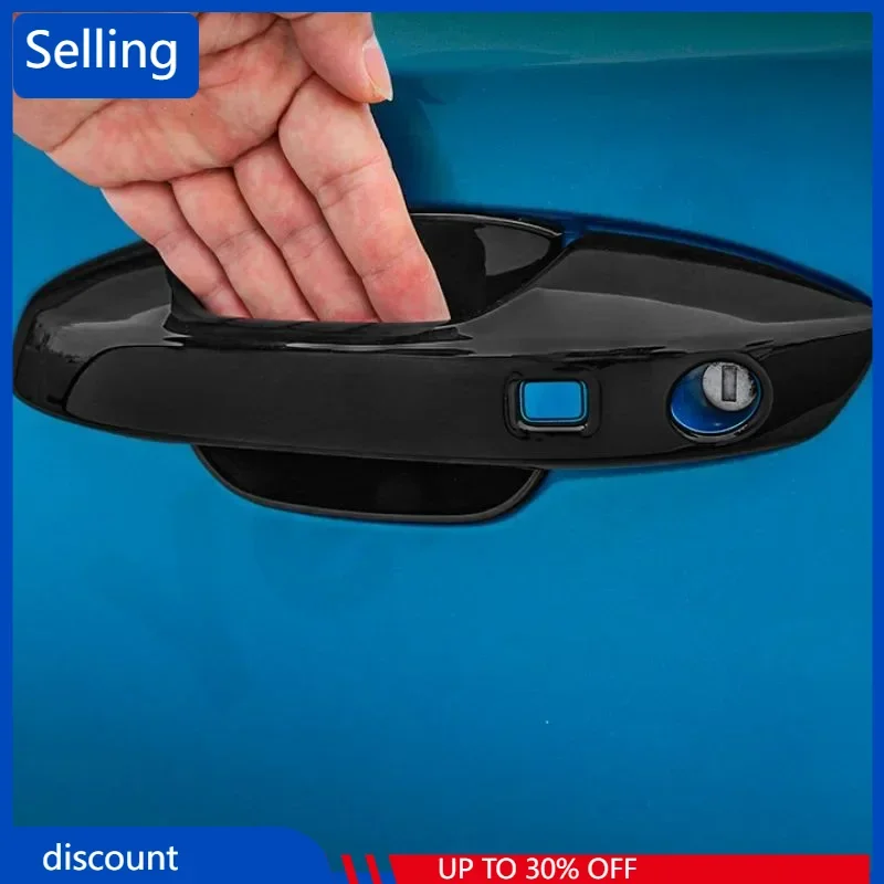

For BYD Atto 3 Ev Yuan Plus 2022 2023 Accesory Chrome Car Door Handle Cover Bowl Trim Styling Accessories Overlay sticker
