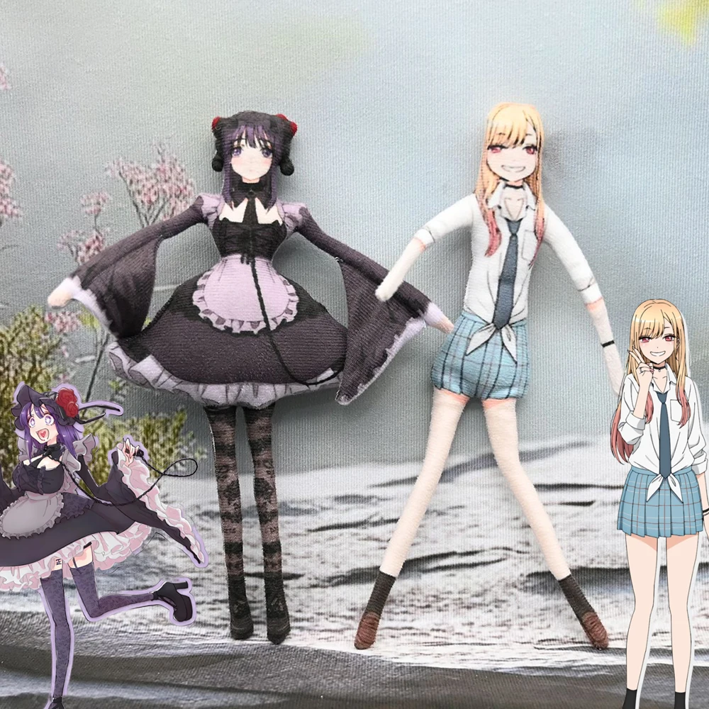 

Аниме Косплэй плюшевая хлопковая кукла My Dress-Up Darling Kitagawa Marin талисман стройная поворотная форма комната абстрактная кукла игрушка