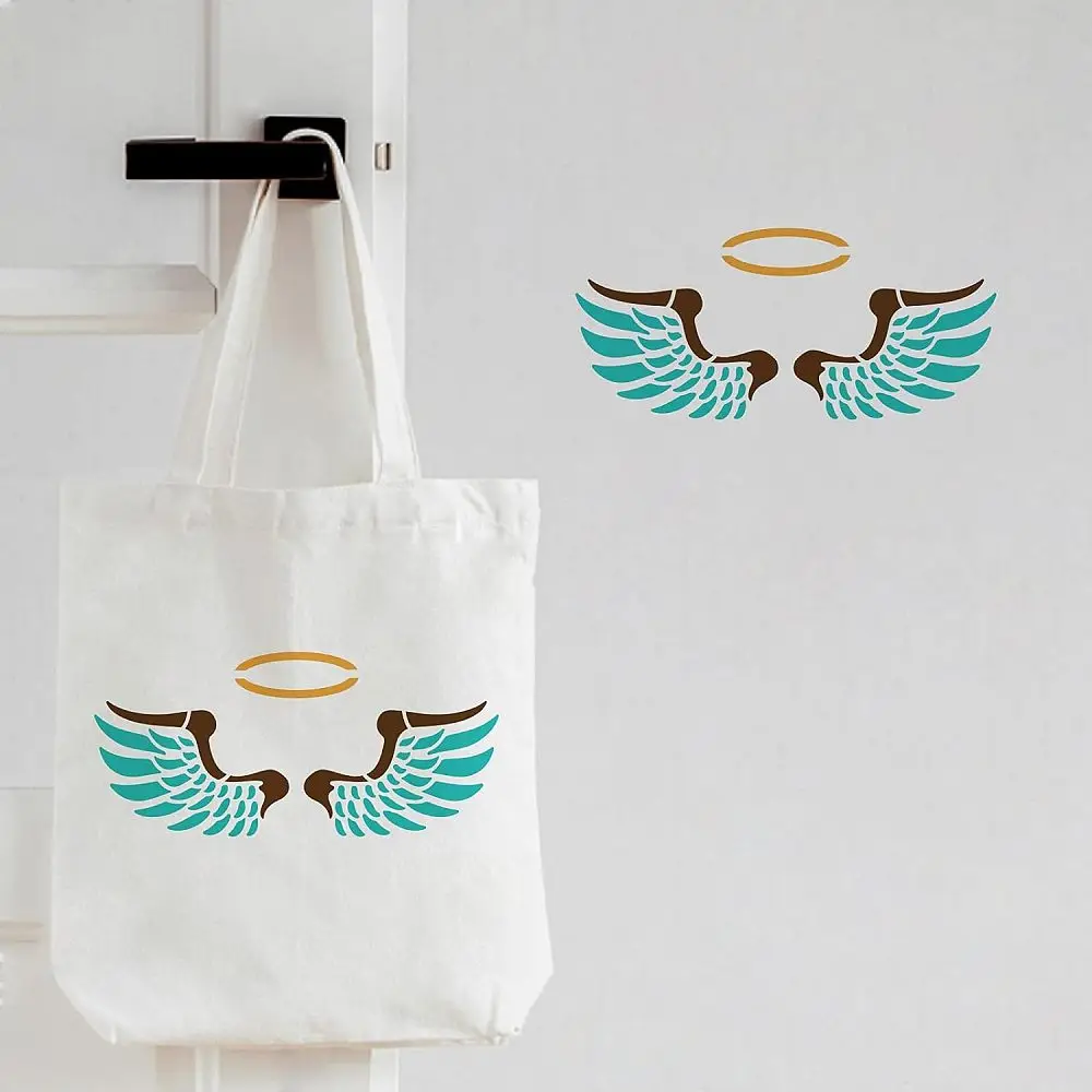 1 قطعة قوالب استنسل رسم بلاستيكية كبيرة قابلة لإعادة الاستخدام للرسم على سجل القصاصات والبلاط والأثاث الخشبي