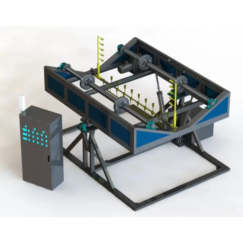 Rising Sun Open Flame Rock n Roll Rotationsformmaschine