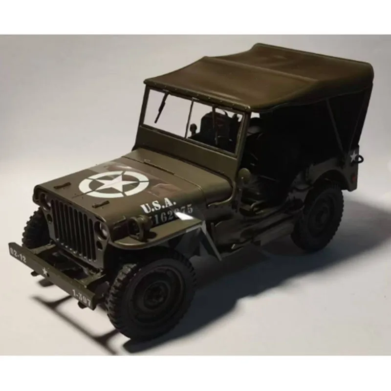 

1:18 1941 Willys MB World War II military model toy car Diecast Model Racing Car Toy New In Box NEW ARRIVAL