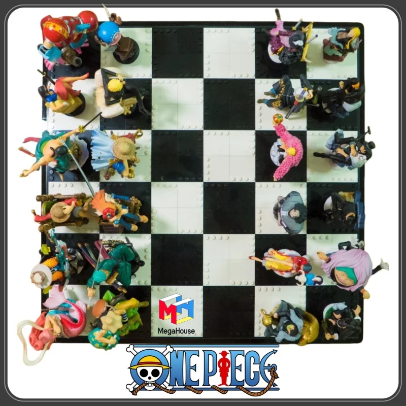 

Authentic Megahouse One Piece Chess Set Vol.1-Vol.4 Group Box Egg Collectible Action Figures Toy Luffy Nami Zoron