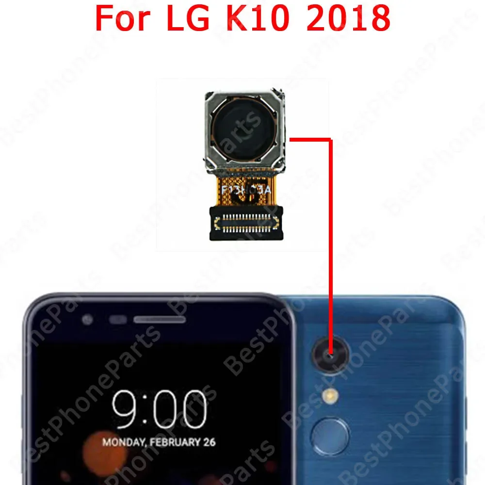 Selfie Backside Big Camera For LG K7 K8 K10 K22 K30 K31 K52 K61 Back View Rear Front Camera Module Repair Replacement