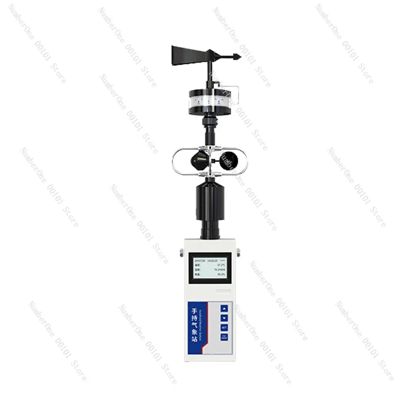 Outdoor mechanical handheld weather instrument, miniature ultrasonic handheld weather station, wireless portable