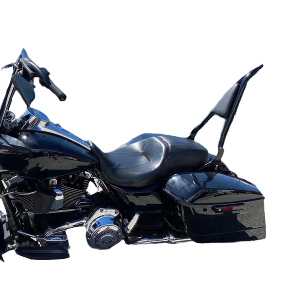 

Aluminum Detachable Motorcycle Sissy Bar, Passenger Backrest for Heavy Touring Bikes