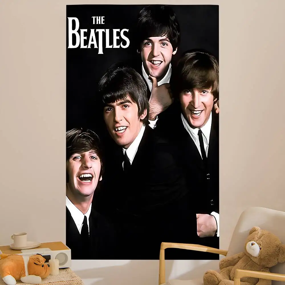 Famous Band The Rock B-Beatles Colorful Tapestry Wall Hanging Hanging Tarot Hippie Wall Rugs Dorm Wall Art Decor