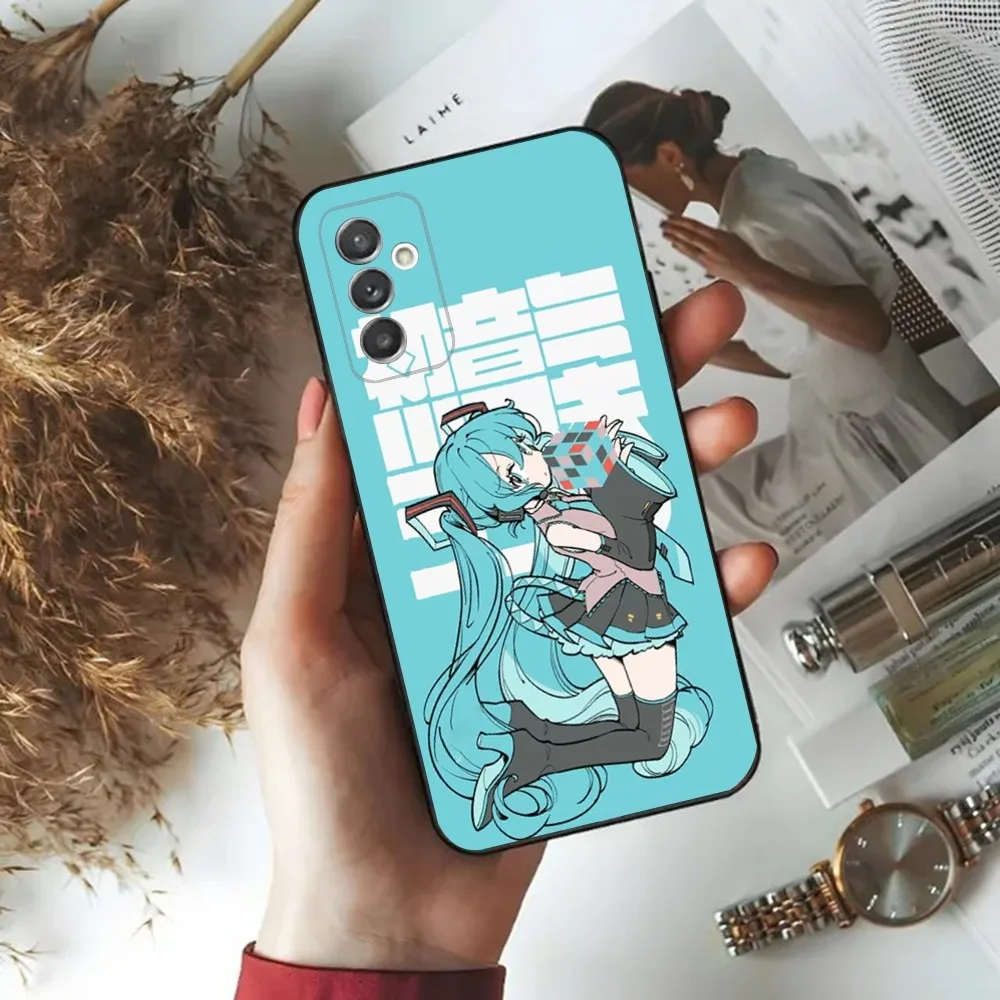 Anime M-MIKUS-S Phone Case For Samsung Galaxy A20,A21s,A22,A31,A32,A52,A53,A72,73,A80,A91 Soft Black Phone Cover