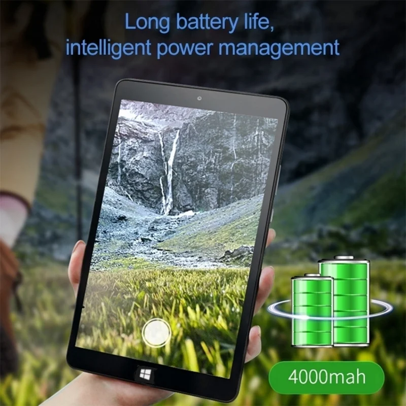 تابلت Windows 10 محمول 8 بوصة 64 بت Z8300 2GB + 32GB رباعي النواة للمكتب عالي الأداء 1280*800 IPS كاميرا مزدوجة