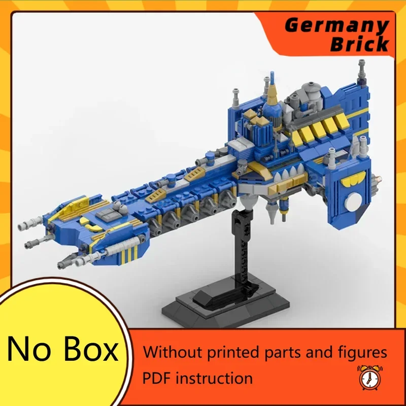 

Популярная модель космической игры Moc, строительные кирпичи, императорский боевой барж, технология, модульные блоки, подарок, рождественские игрушки, наборы «сделай сам», сборка