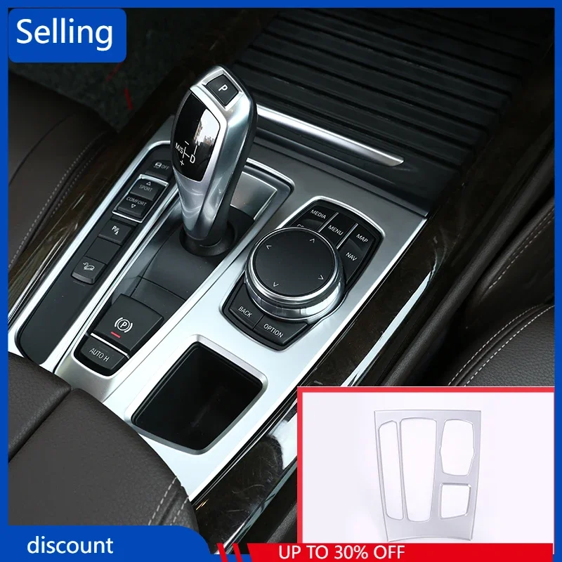 

ABS Center Gear Shift Panel Cover Frame Trim For Left Hand Drive For BMW X5 X6 F15 F16 2015-2018 Car Accessory fast ship