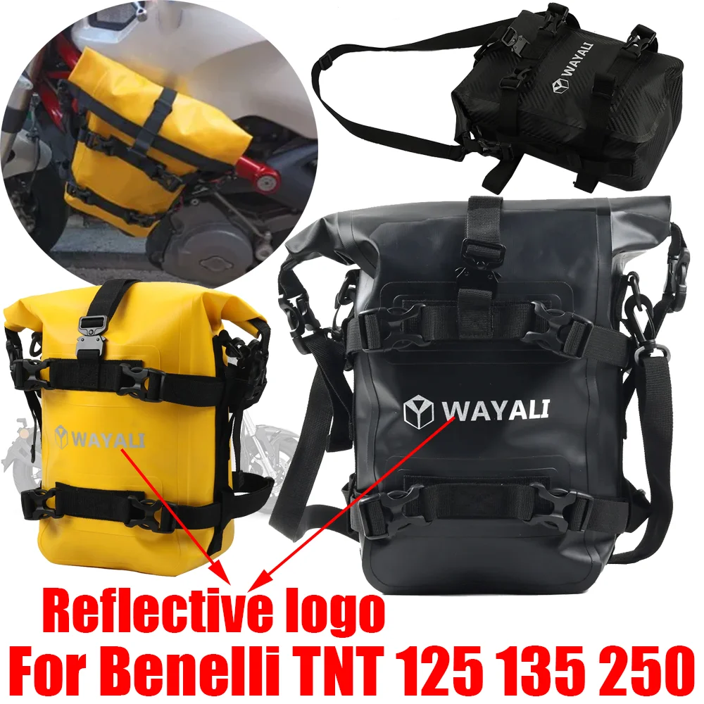 

Waterproof Tool Bag For Benelli TNT125 TNT135 TNT250 BJ125 BJ TNT 125 135 250 Accessories Frame Crash Bars Luggage Storage Bags