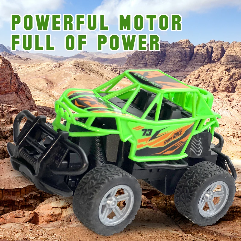 Remote controlled off-road vehicle alloy speed four-wheel drive climbing 1:43 four-wheel drive inertia children's toy car