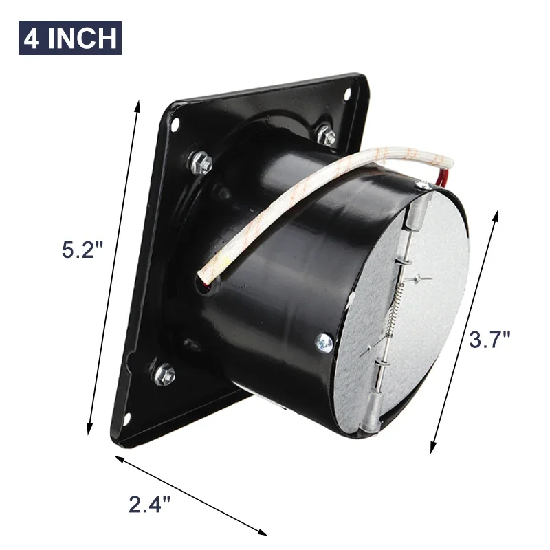 4/6/8Inch Extractor Ventilation Fan Exhaust Fan Air Blower High Speed Bathroom Kitchen Toilet Air Vent Window Wall Fan