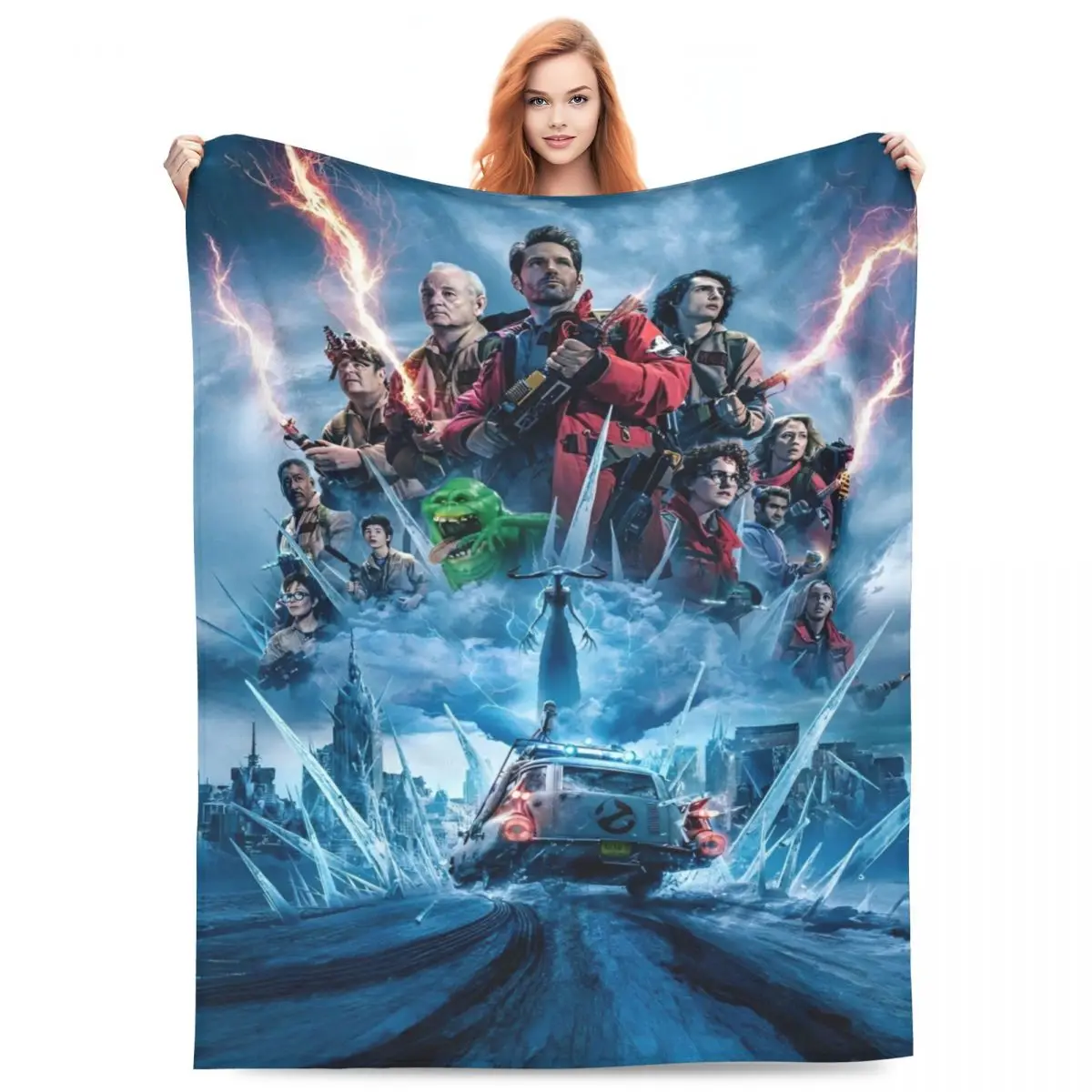 Ghostbuster Movie Drama Accessories Blanket Ultra-Soft Fleece Throw Blankets Relax Plush Thin Quilt