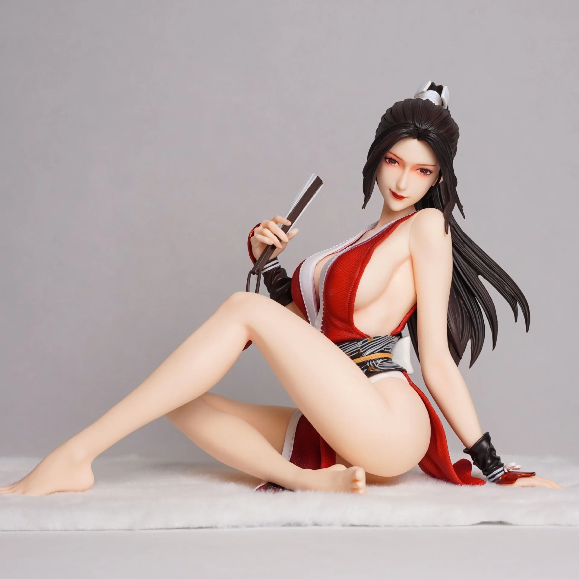 C4 Version Pink Butterfly Mai Shiranui 1/4 Scale Figure Doll Model Ornament Decoration Collectible Gift For Game Fans