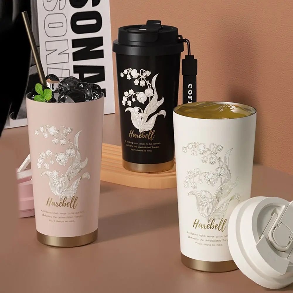 SUS316 الفولاذ المقاوم للصدأ فنجان القهوة العزل أو التبريد يحافظ على كوبًا معزولًا ساخنًا وباردًا عالي السعة 500 مللي كوبًا مفرغًا