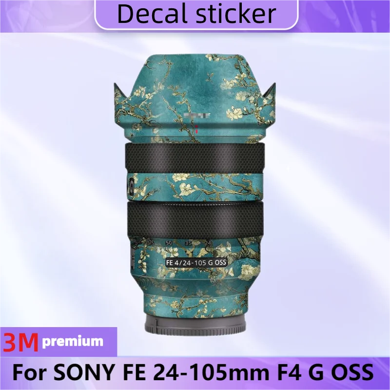 

For SONY FE 24-105mm F4 G OSS, stiker Decal pelindung kulit vinil bungkus Film Anti gores pelindung mantel 4/24-105