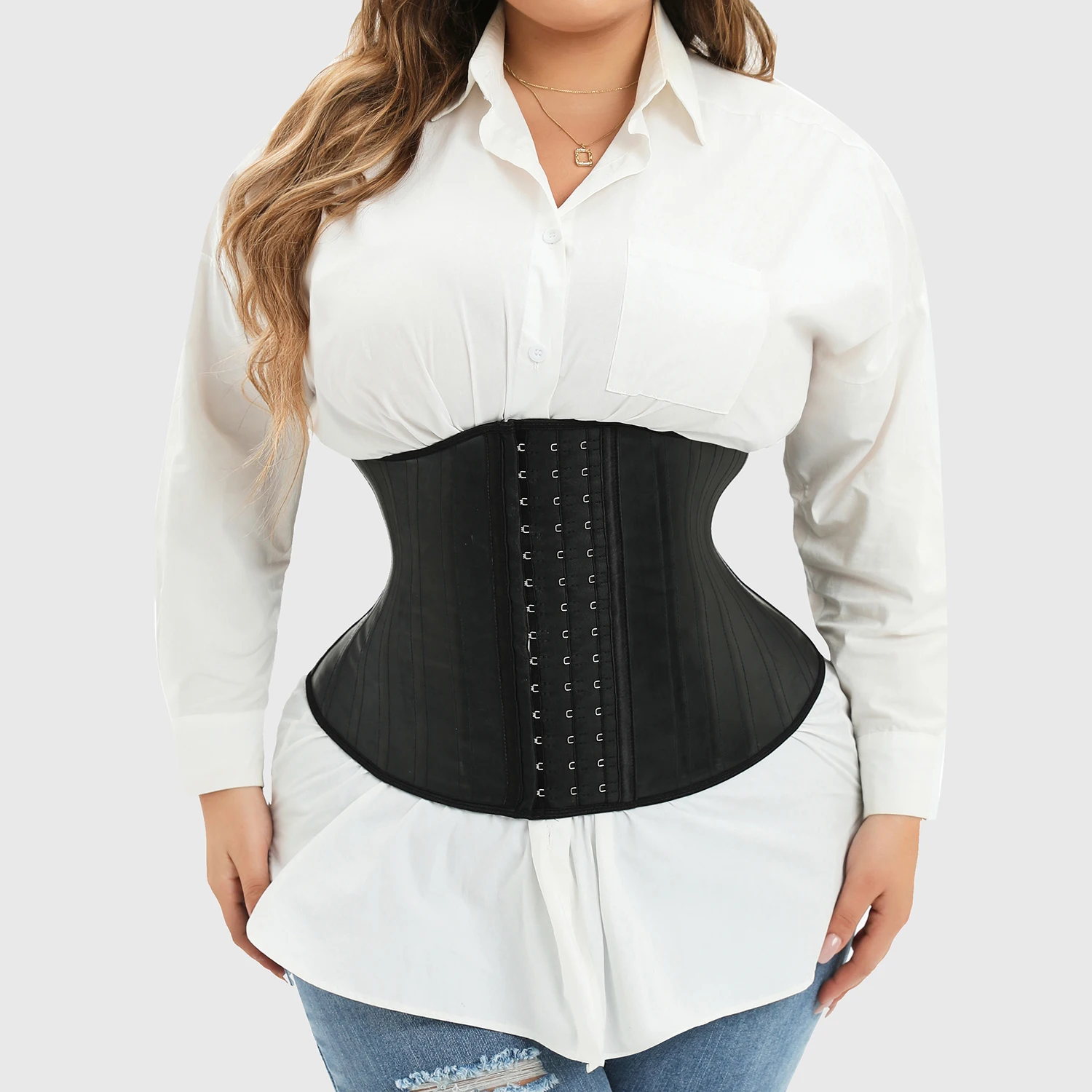 

Latex Waist Trainer Body Shaper Corset for Women Slimming Waist Cincher Reducing Girdles Belly Slimming Sheath Shapewear Fajas