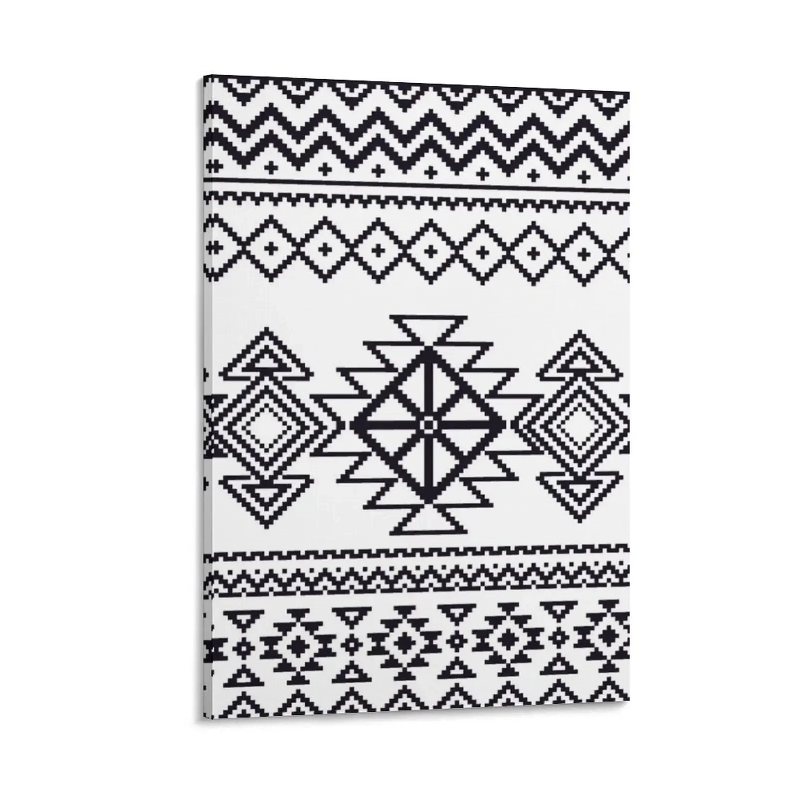 

Aztec geometric drawing Canvas Painting interior paintings wall decor decorations for the room paintings wall decor