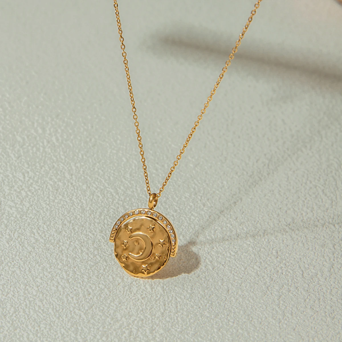 Yori เรียบง่ายที่ละเอียดอ่อน S - Coin Necklace Delicate บทวิจารณ์และราคา