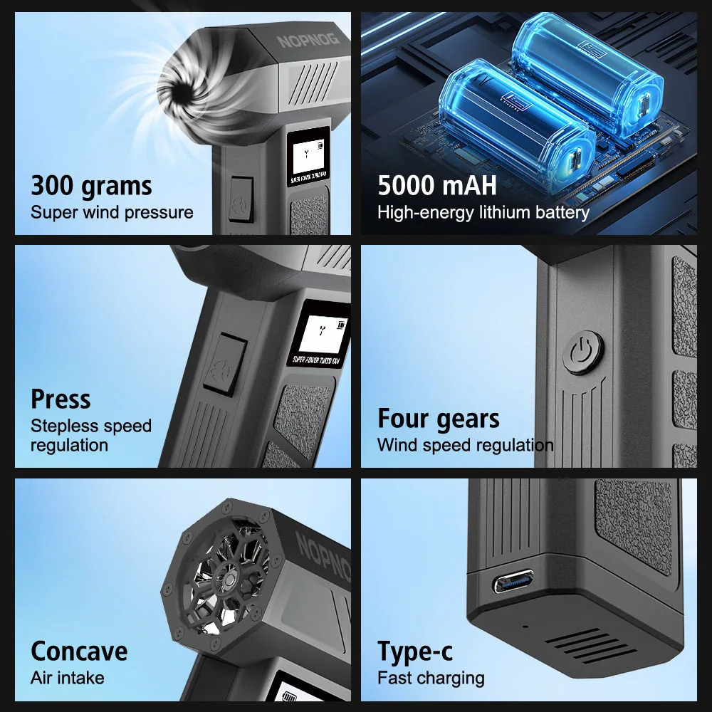 توربو جت مروحة تهب الثلوج اكسسوارات السيارات متعددة الوظائف للوحة مفاتيح الكمبيوتر منفضة الهواء الكهربائية تنظيف منفاخ أداة