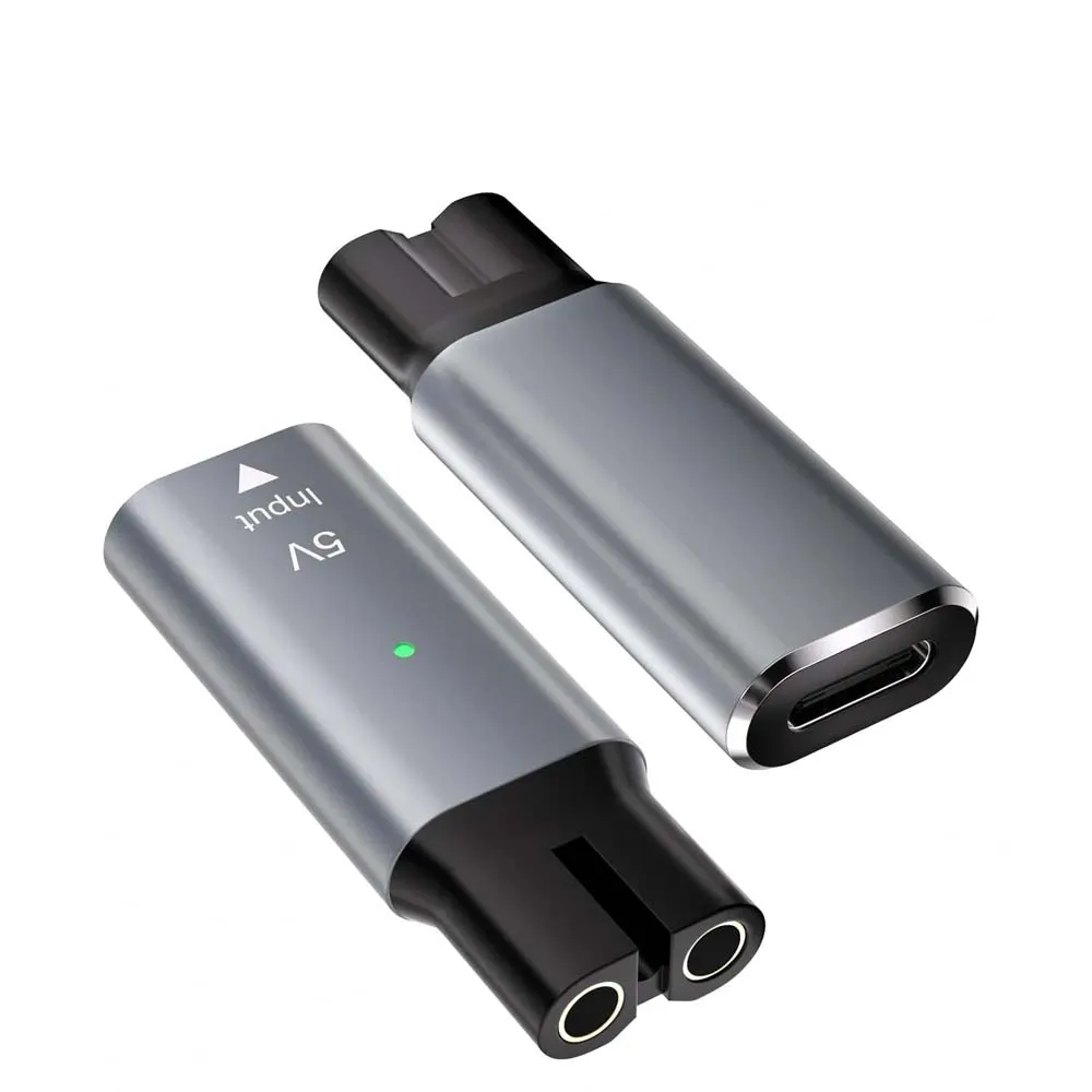 Adaptador de Carga Tipo C de 5V para Afeitadora, Compatible con Philips Norelco OneBlade QP2724 QP2834 QP1424 QP1924 QP4631